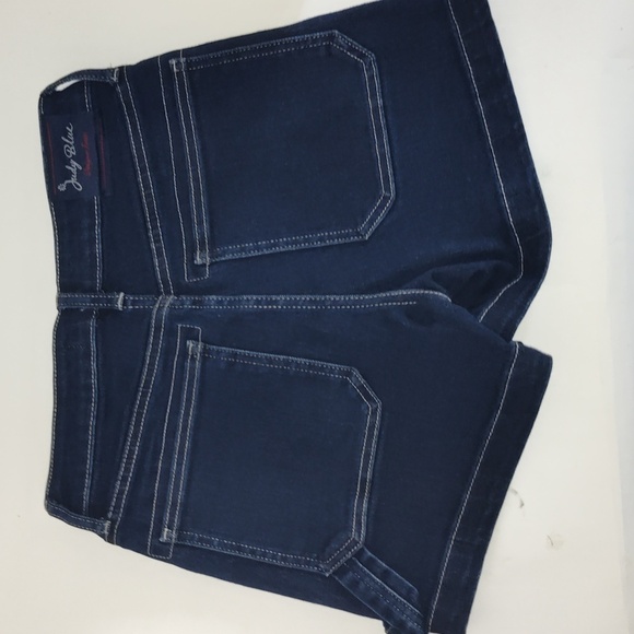 Judy Blue  Dark Wash Carpenter Shorts Women's Size Small - Picture 2 of 9